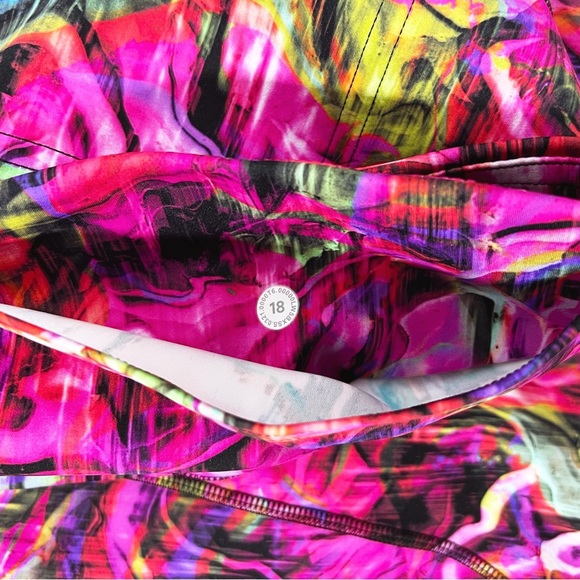 NWT Lululemon Fast and Free High-Rise Tight 25" In Hyper Flow Pink Multi - Picture 13 of 15